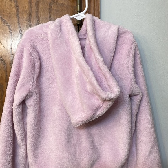 CARTERS NWOT Girls Size 6 Purple Lavender Fuzzy Soft Pullover Hoody Cozy - Picture 7 of 9
